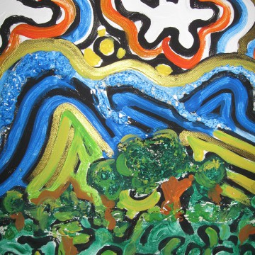 landschaft mixed media